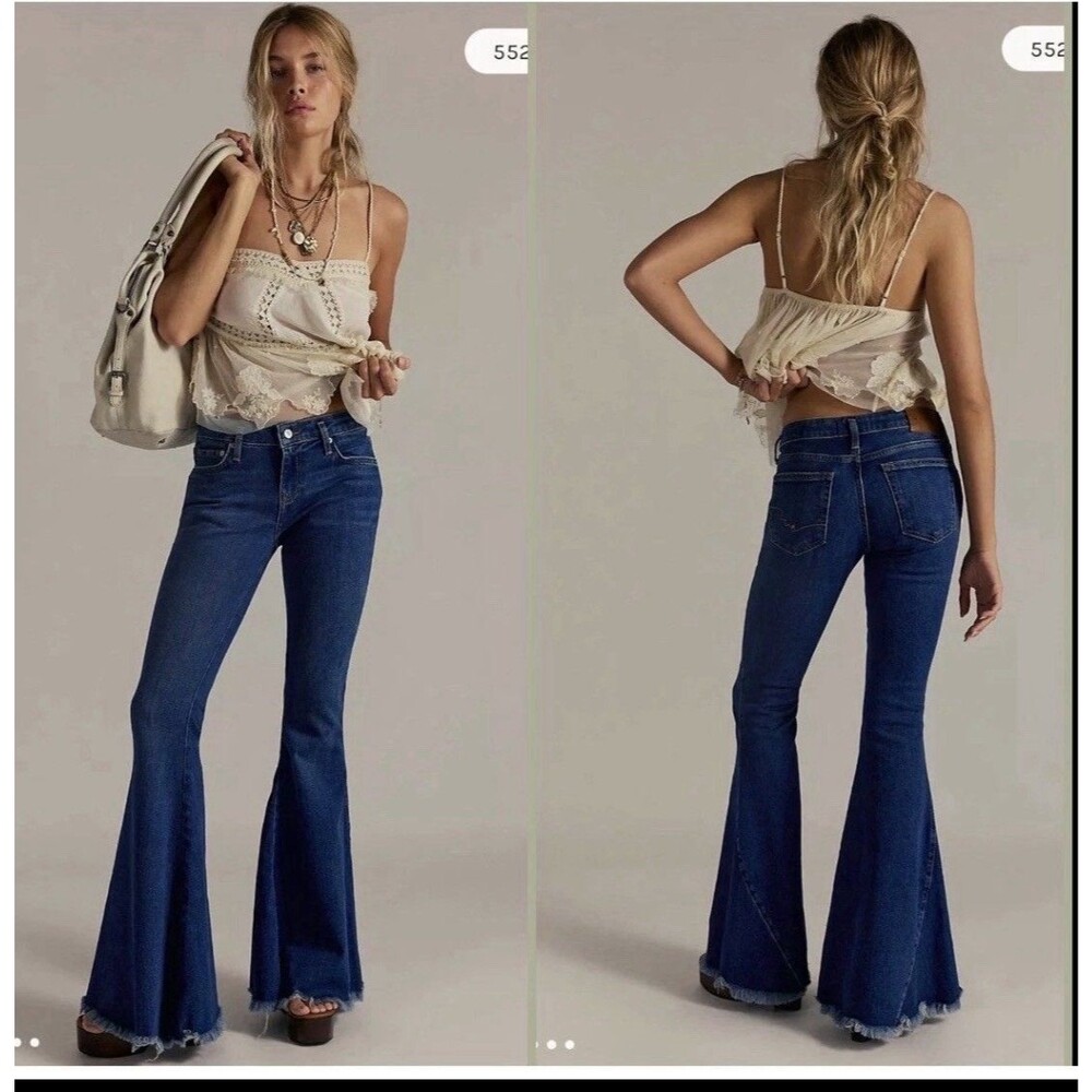 Free people We The Free Emre Low-Rise Flare Jeans size 28